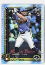 2025 Topps Chrome Update #USC112 Caleb Durbin Prism Refractors