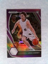 2021-22 Panini  Draft Picks Josh Giddey #17 Purple Prizm /75