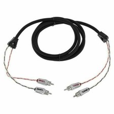 2 channel 6 foot RCA Pro Audio Amp Cables Competition Quality insulated DS18