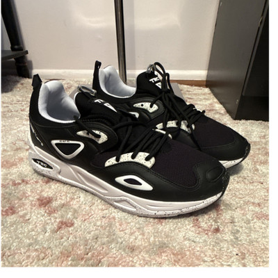 PUMA TRC Blaze Black White Mesh Men's Athletic Sneakers Style Code 386430-02