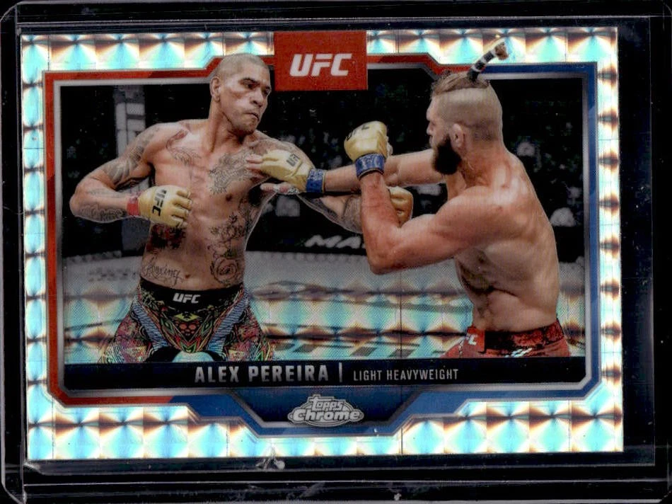 2025 Topps UFC Chrome Alex Pereira Geometric Refractor #2
