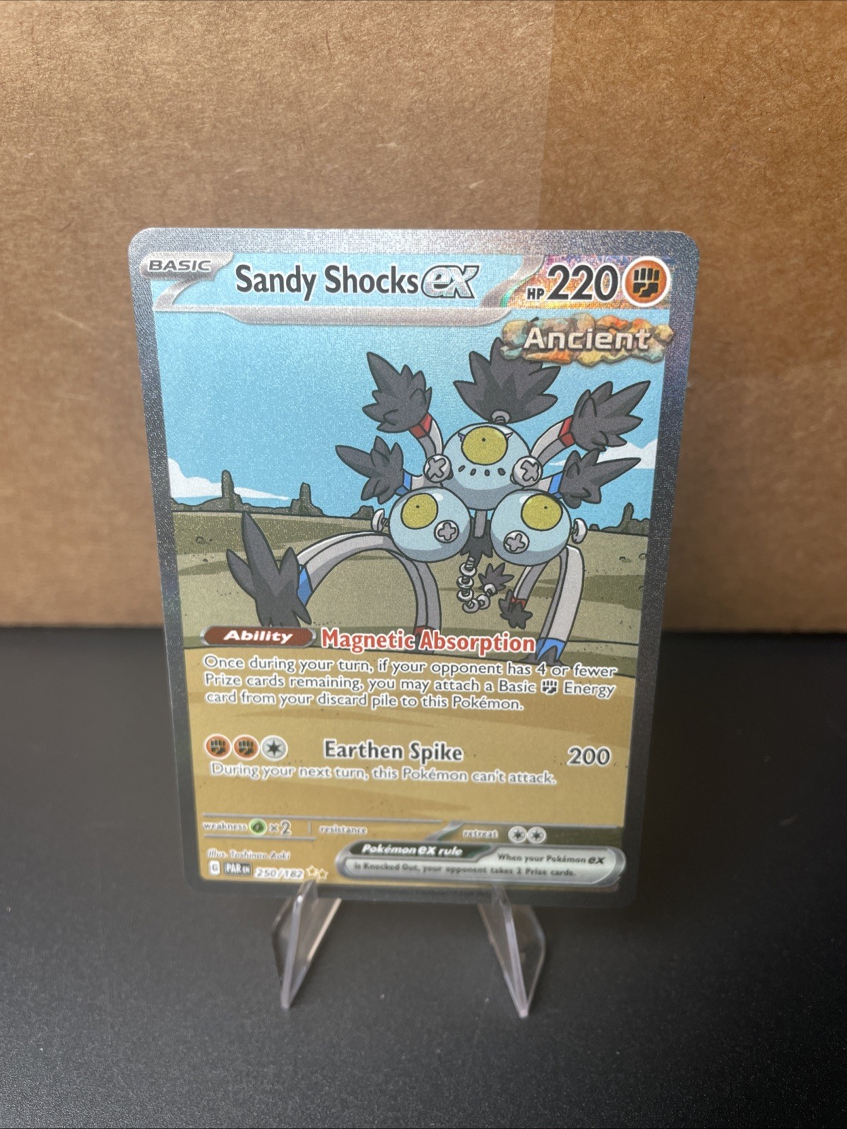 Pokemon Card - Sandy Shocks ex Paradox Rift 250/182 Illustration Rare