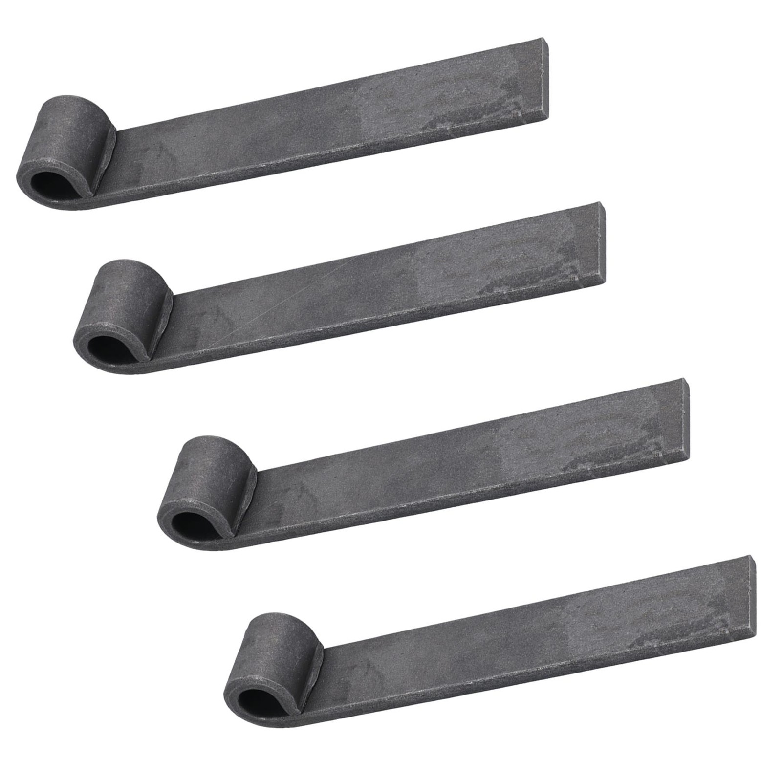 Trailer Truck Tailgate Strap Hinge Self Colour 12.5mm Pin Weld On 150mm 4pc - Image 2