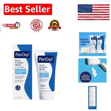 Everyday Use Acne Wash: Hydrating Cream with 4 Benzoyl Peroxide - 6oz