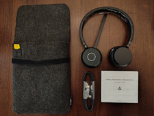 Jabra Evolve 65 TE Wireless Dual-Ear Headphones With Noise Cancelling Mic