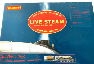 HORNBY LIVE STEAM R2367 SILVER LINK SET MINT .UNUSED LNER, SEE PHOTOS