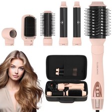 Hair Dryer Brush 6 in 1 Hot Styler, 110,000 RPM High-Speed Negative Ionic Blo...