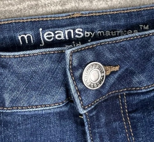 M Jeans by MAURICES Damen Blue Jeans Medium Regular Mid-Rise Distressed - Bild 5 von 6