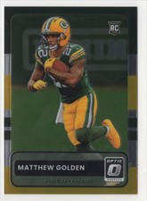 2025 Donruss Optic Retro Matthew Golden RC Green Bay Packers #10