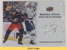 2023-24 Upper Deck Series 2 Director of Boards Sparkle Mathieu Olivier READ 8tn