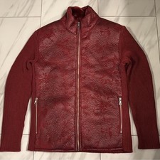 INC International Concepts Men's Full Zip Sweatshirt Red 99.50 XL New