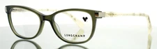 LONGCHAMP LO2616 305 Sage Womens Semi Cat Eye Full Rim Eyeglasses 51-16-135 B:35