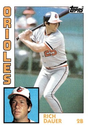 Rich Dauer 1984 Topps Baseball - #723 - Baltimore Orioles