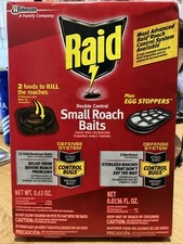 Raid Double Control 12 Small Roach Baits + 3 ...