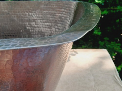 Miseno MC-NA300 Copper Square 15" Copper Drop-In Or Undermount Bar Sink *READ* - Picture 3 of 9