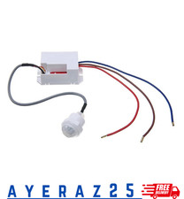 360° Mini Einbau Bewegungsmelder PIR-Sensor 220V Unterputz IP65 / IP20 Infrarot