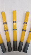 1 Satz (5x) Wildkrautb&uuml;schel / Wildkrautb&uuml;rste 280/ 22 mm / Poly 3x5 glatt gelb