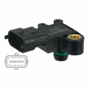 MAP SENSOR DRUCKSENSOR SAUGROHRDRUCK DELPHI PS10153 A FÜR CHEVROLET CRUZE,TRAX - Picture 2 of 5