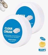 2Pcs White Shoe Cleaner Cream