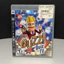 Buzz Quiz TV PS3 No Manual (Tested & Working)
