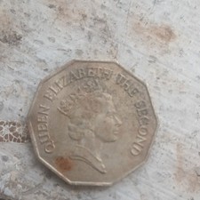 Belize One Dollar Coin 1990 Queen Elizabeth II British Honduras