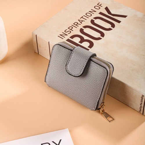 Korea Style PU Leather Wallet Anti-theft Design 2 Folds Wallet Gift Giving - Picture 15 of 18