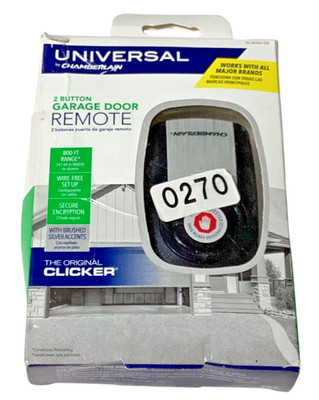 Chamberlain Universal 2-Button Garage Door Remote, (The Original Clicker)