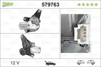 Wischermotor Hinten Valeo 579763 FÜR Renault Scheibenwischermotor
