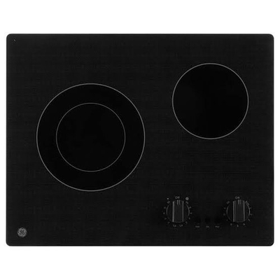 #ad GE 21quot; Wide 2 Element Smooth Surface Radiant Electric Cooktop JP3021DPBB NEW $450.00
