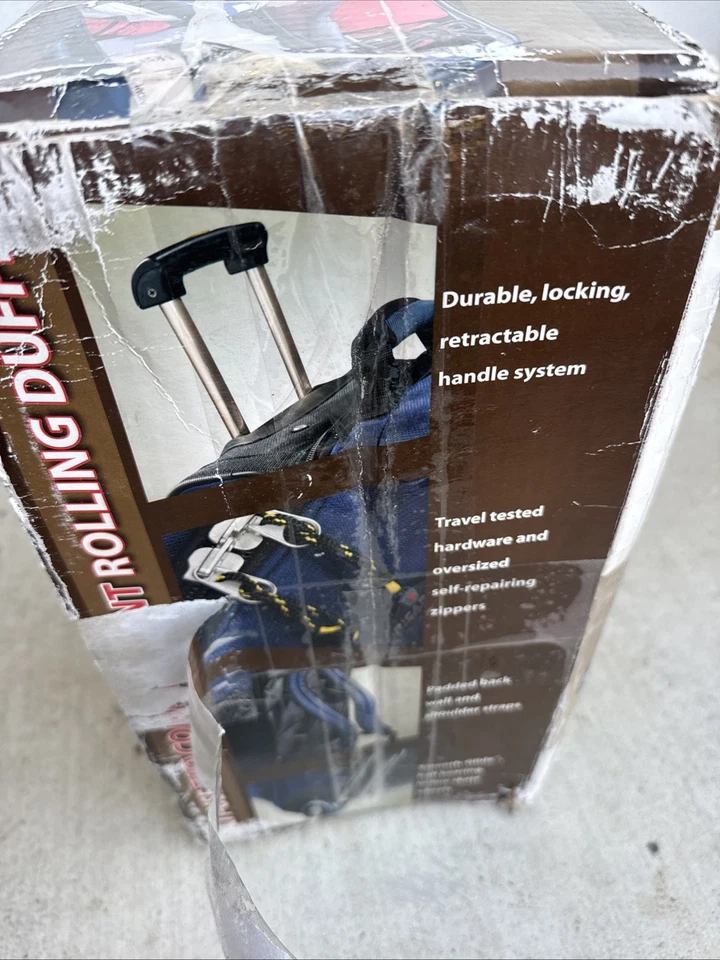 *NUEVA Mochila Equipaje Balístico Ricardo Beverly Hills 30" Lona Rodante | Azul Foto 2 de 4