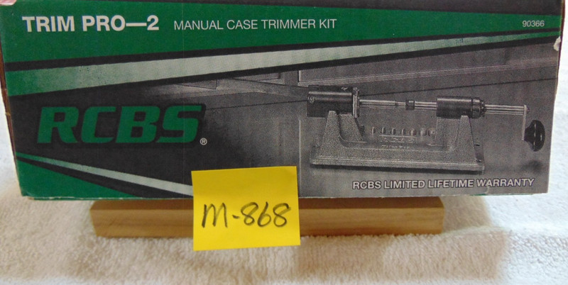RCBS Trim Pro-2 Manual Case Trimmer Kit - 90366