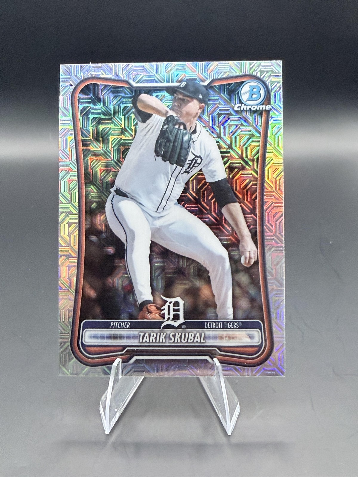 2026 Bowman #76 Tarik Skubal Chrome Mojo Refractors
