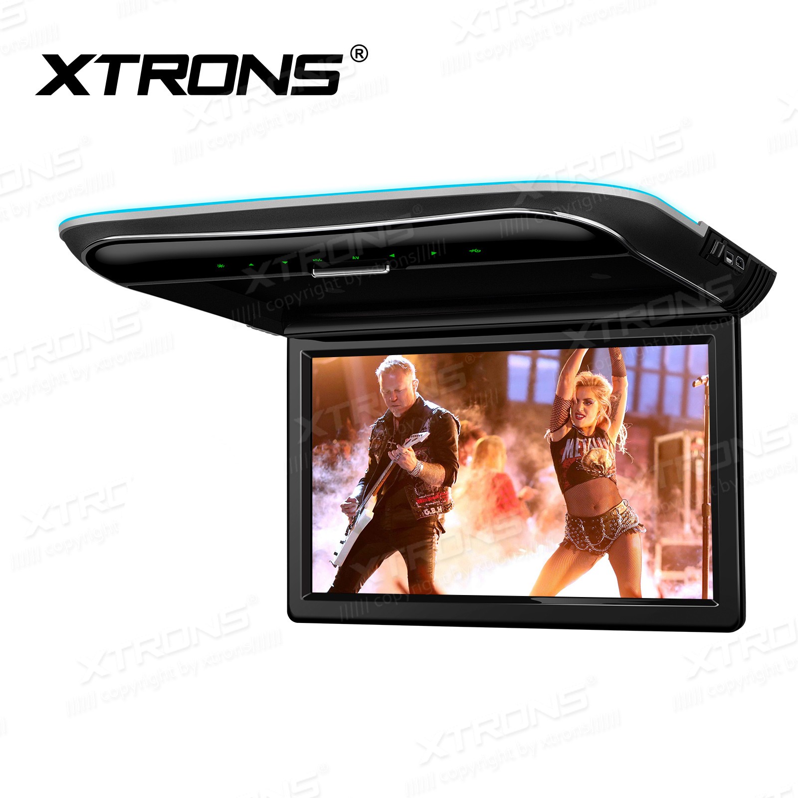 11.6" Car SUV MPV Roof Overhead MP3 MP4 Player Mount Flip Down Monitor HDMI/USB