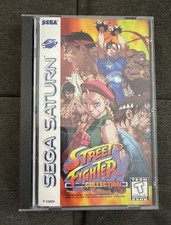 Sega Saturn Capcom Street Fighter Collection Authentic CIB Manual Tested Working