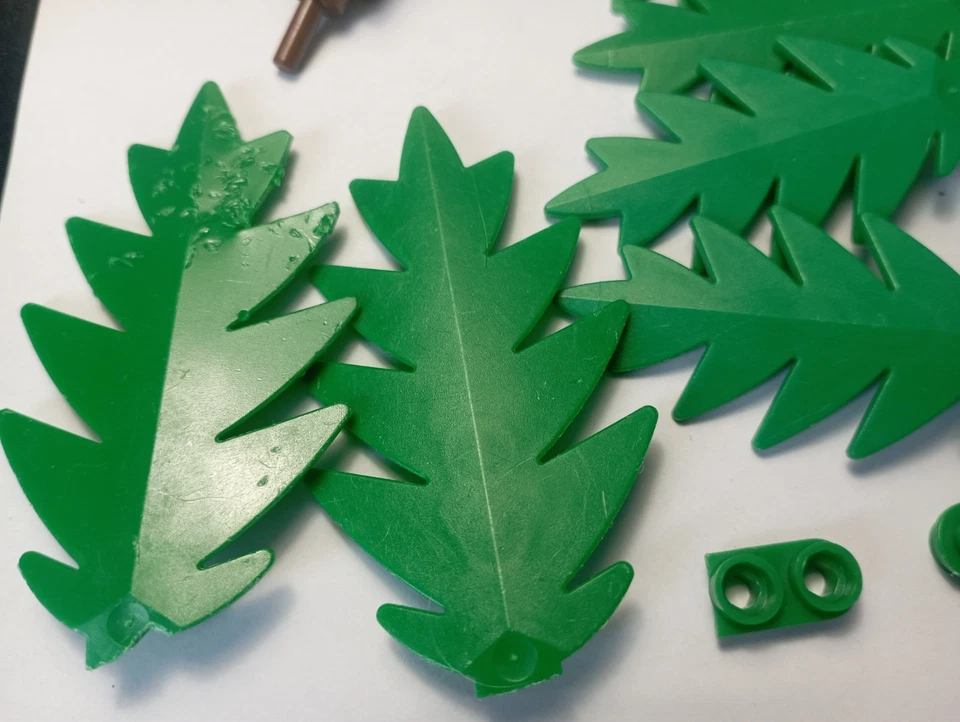 Lot Palmier Lego - Feuilles, Troncs, support & base - Authentique - Photo 4/4