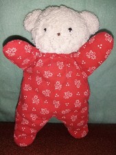 Sigikid Bär Teddy rot Frottee Plüsch Vintage roter 22 cm Kuscheltier