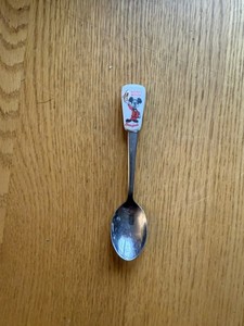 Vintage Walt Disney Childs Mickey Mouse Spoon Stainless Japan Stainless Baby