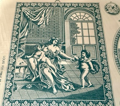 Louis XVI Toile de Jouy From The Twigs - High End Designer  ZZ859