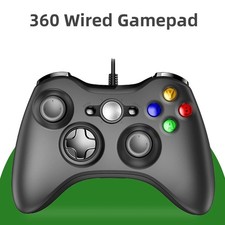 For Microsoft Xbox 360 Wired USB Game Controller PC Windows 11/10/8/7/XP Gamepad