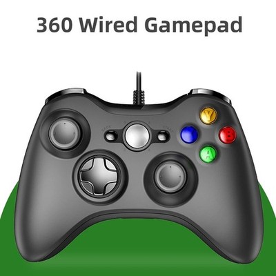For Microsoft Xbox 360 Wired USB Game Controller PC Windows 11/10/8/7/XP Gamepad