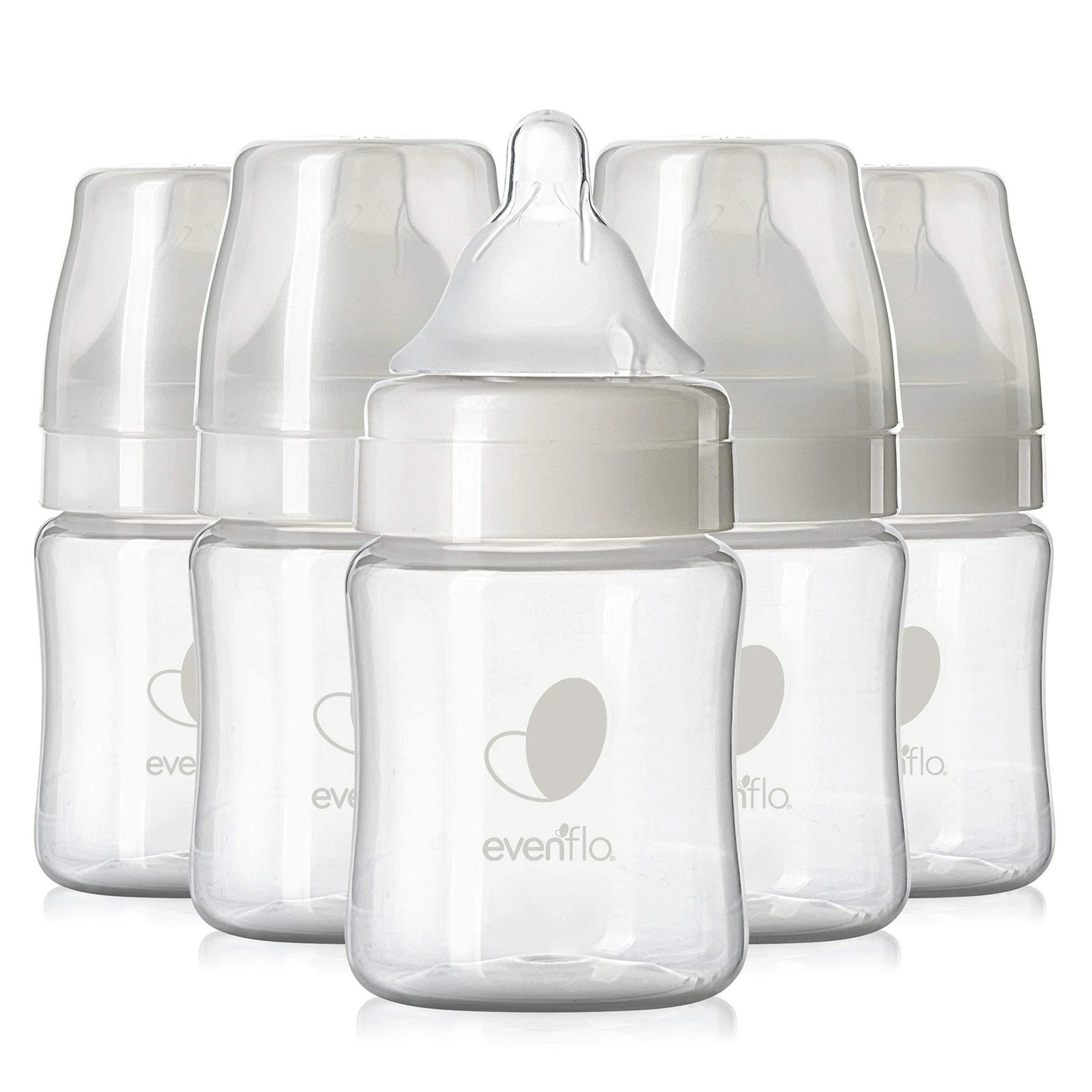 6 PACK Evenflo Feeding Premium Proflo Venting Balance Plus Wide Neck Baby,