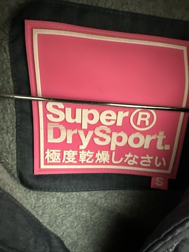 Superdry Sport gefütterte Damen-Dufflejacke mit Kunstfellkapuze Größe Small - Bild 8 von 12