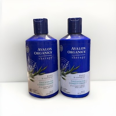 2 - Avalon Organics Biotin B-Complex Thickening Hair Conditioner 14 oz Vegan