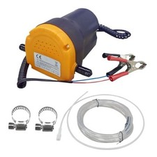 Oil Change Pump Extractor, 12V 60W Fluid Transfer Pump, Oil/Diesel Pump Yellow