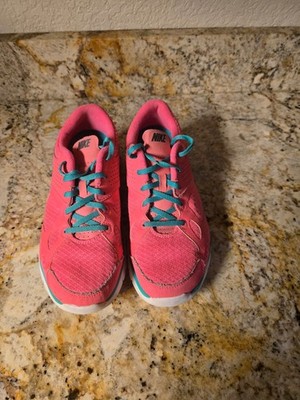 NIKE FLEX RUNNING, WOMEN'S SIZE 8 PINK & TEAL