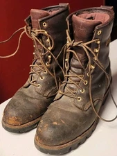 Chippewa 73060 Waterproof Insulated Steel Toe Logger Boots Men's 10.5 M Vintage