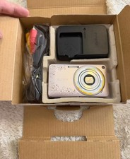 Pink SONY Cyber Shot DSC-W350D 14.1MP Digital Camera Rhinestone Jewel English