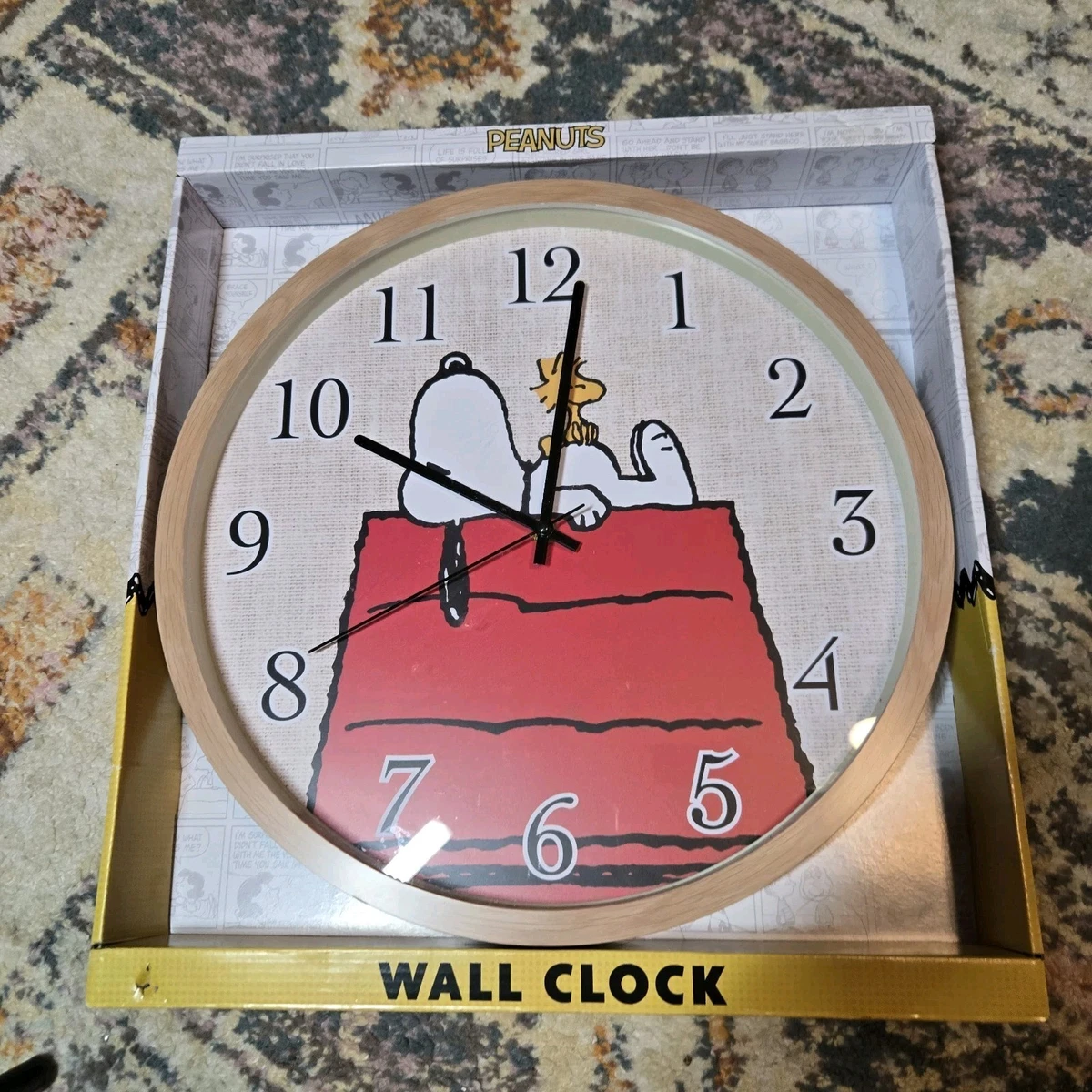 snoopy wall clock products for sale | eBay