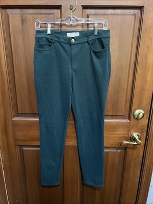 Michael Kors Womens Pants Size 6 Dark Green  Mid Rise Skinny Leg