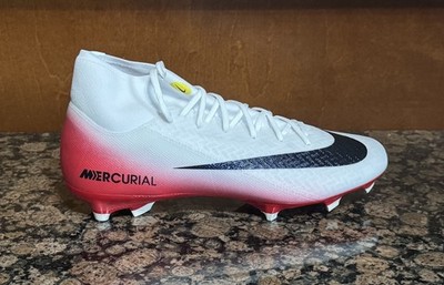 New! Men NIKE MERCURIAL SUPERFLY 10 ACADEMY LV8 MULTIGROUND SOCCER CLEATS RED/WT